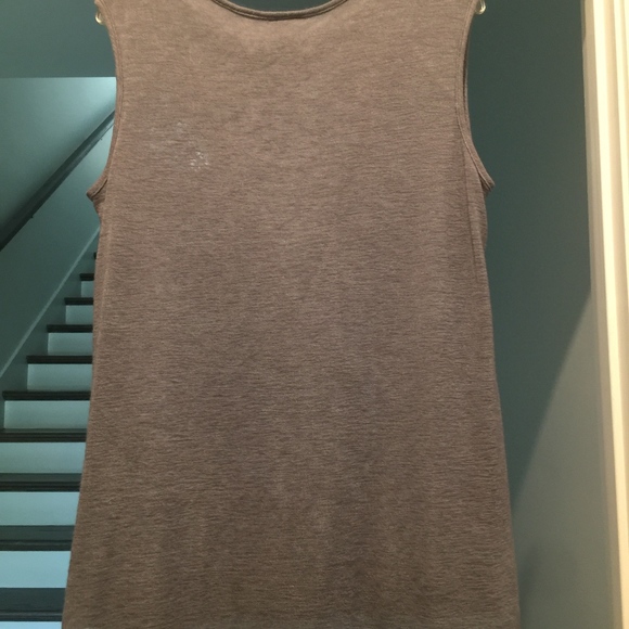Gray Sleeveless Top - Picture 2 of 2